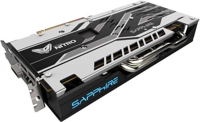 Sapphire Radeon RX 570 NITRO+, 8GB GDDR5 (256 Bit), DVI-D, 2x DP, 2x HDMI, BOX (11266-09-20G) kaina ir informacija | Vaizdo plokštės (GPU) | pigu.lt