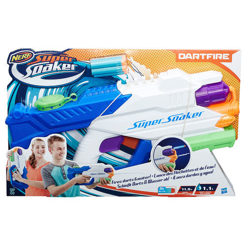 Vandens šautuvas Nerf Super Soaker Dartfire, B8246EU4 kaina ir informacija | Vandens, smėlio ir paplūdimio žaislai | pigu.lt