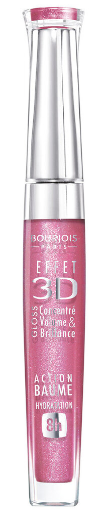 Lūpų blizgis Bourjois Paris 3D Effet 5.7 ml цена и информация | Lūpų dažai, blizgiai, balzamai, vazelinai | pigu.lt