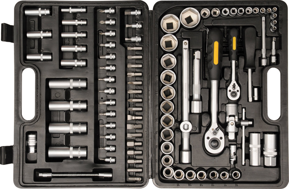 Įrankių rinkinys 94 vnt. CrV Vorel kaina ir informacija | Mechaniniai įrankiai | pigu.lt