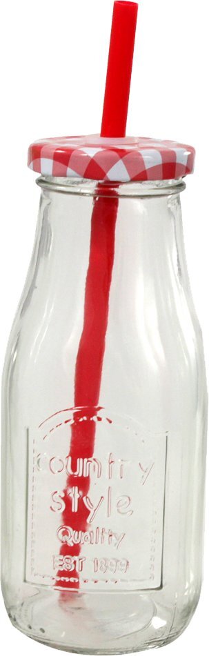 Užsukamas buteliukas - stiklinė su dangteliu, 250 ml kaina ir informacija | Taurės, puodeliai, ąsočiai | pigu.lt