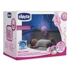 Розовый проектор - ночник Chicco, звезды цена и информация | Игрушки для малышей | pigu.lt