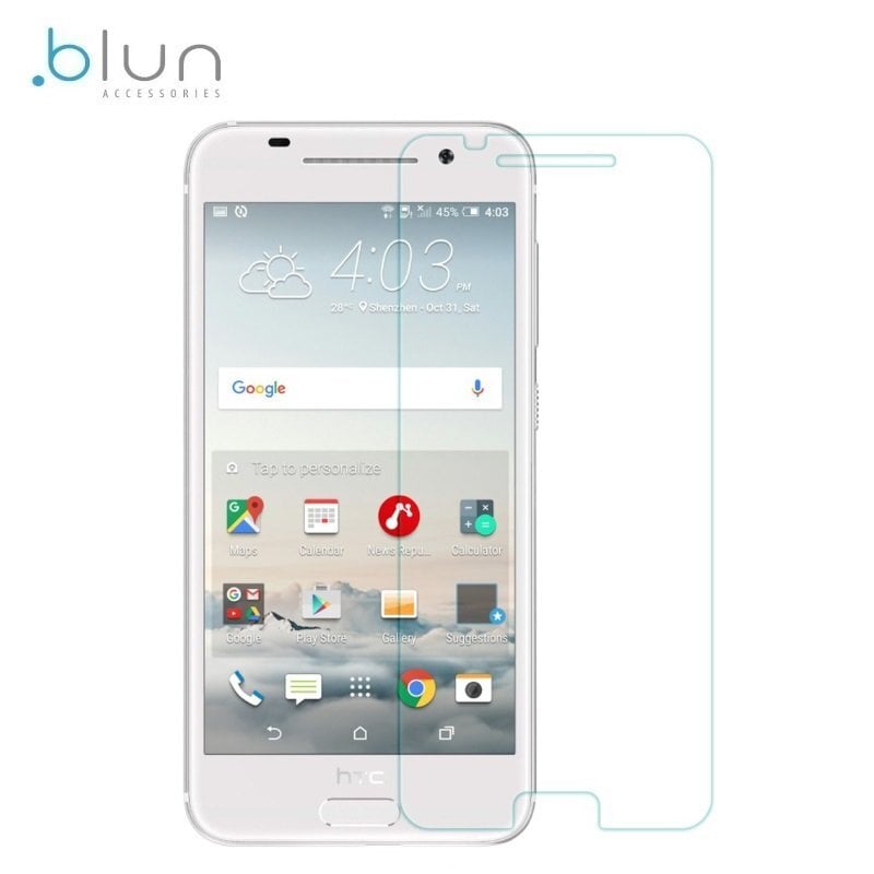 Blun Extreeme Shock Screen Protector 0.33mm / 2.5D Glass HTC One A9s kaina ir informacija | Apsauginės plėvelės telefonams | pigu.lt
