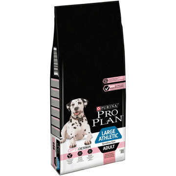 Purina ProPlan Adult Large Athletic su lašiša, 14 kg kaina ir informacija | Sausas maistas šunims | pigu.lt