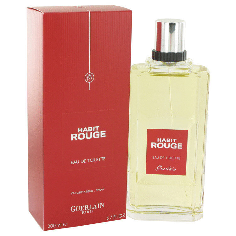 Tualetinis vanduo Guerlain Habit Rouge EDT vyrams, 200 ml kaina ir informacija | Kvepalai vyrams | pigu.lt