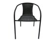 Kėdė Patio Bistro Plus, juoda kaina ir informacija | Lauko kėdės, foteliai, pufai | pigu.lt
