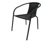 Kėdė Patio Bistro Plus, juoda kaina ir informacija | Lauko kėdės, foteliai, pufai | pigu.lt