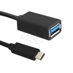 Qoltec USB 3.0 AF/USB 3.1 typC цена и информация | Кабели и провода | pigu.lt