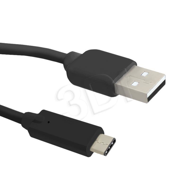 Qoltec Cable USB 2.0 AM / USB 3.1 typC M | 0,25m kaina ir informacija | Kabeliai ir laidai | pigu.lt