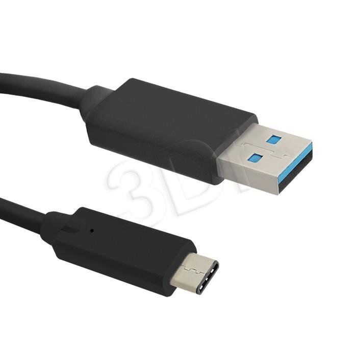 Qoltec Cable USB 3.0 AM / USB 3.1 typC M | 0,25m kaina ir informacija | Kabeliai ir laidai | pigu.lt