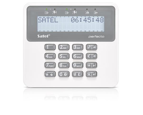 Valdymo klaviatūra Satel Keypad LCD PRF-LCD цена и информация | Apsaugos sistemos, valdikliai | pigu.lt