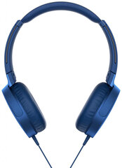 Sony MDRXB550APL Blue kaina ir informacija | Ausinės | pigu.lt