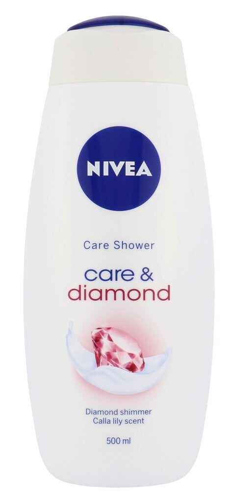 Dušo želė Nivea Care & Diamond 500 ml kaina ir informacija | Dušo želė, aliejai | pigu.lt