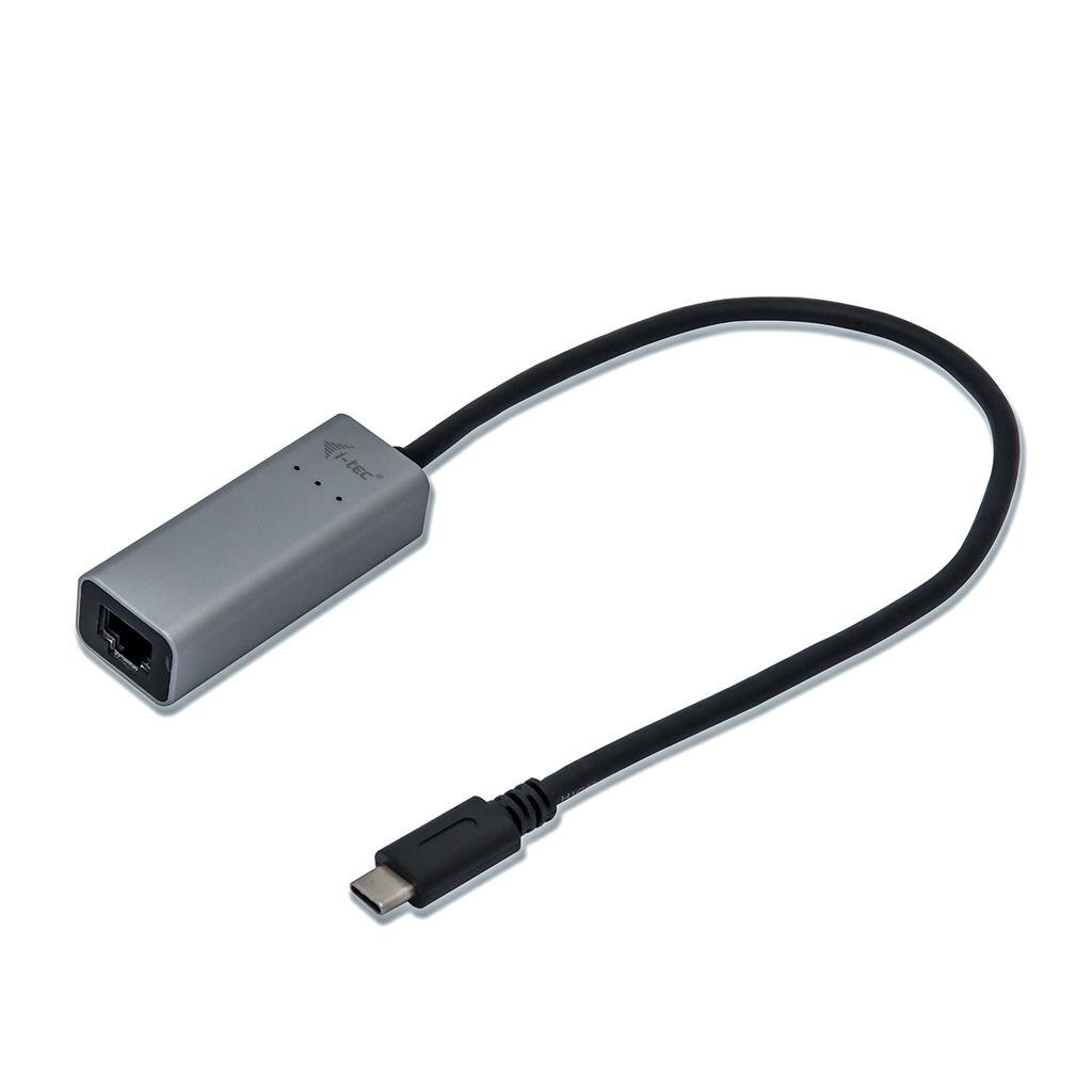 i-tec - USB C adapter Metal Gigabit Ethernet, 1x USB-C do RJ-45 kaina ir informacija | Maršrutizatoriai (routeriai) | pigu.lt