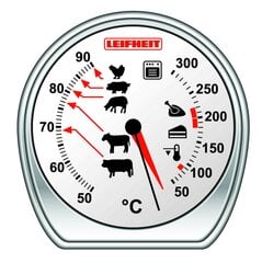 Комбинированный термометр для мяса и духовки Leifheit цена и информация | Кухонная утварь | pigu.lt