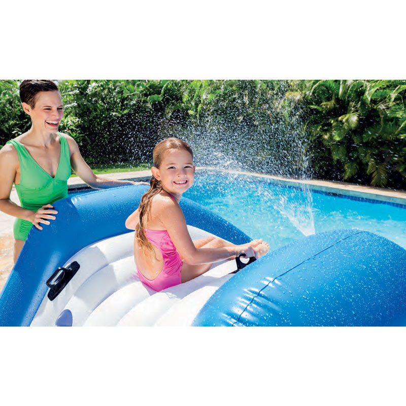 Pripučiama čiuožynė baseinui Intex Water Slide, 333x206x117 cm цена и информация | Pripučiamos ir paplūdimio prekės | pigu.lt