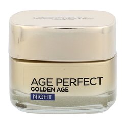 Реактивационный охлаждающий ночной крем L Oreal Age Perfect Golden Age Night Cream, 50 мл цена и информация | Кремы для лица | pigu.lt