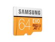 Samsung EVO microSDXC 64GB UHS-I U3 (60MB/s/100MB/s) kaina ir informacija | Atminties kortelės telefonams | pigu.lt