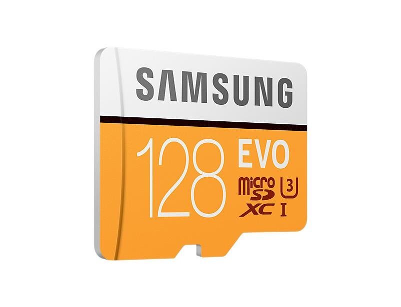 Samsung EVO microSDXC 128GB UHS-I U3 (90MB/s/100MB/s) kaina ir informacija | Atminties kortelės telefonams | pigu.lt