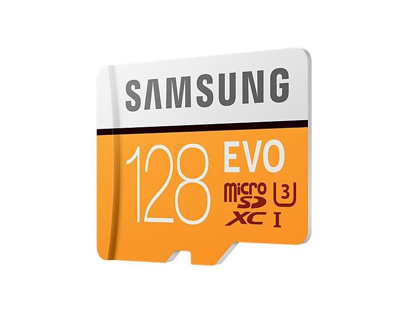 Samsung EVO microSDXC 128GB UHS-I U3 (90MB/s/100MB/s) цена и информация | Atminties kortelės telefonams | pigu.lt