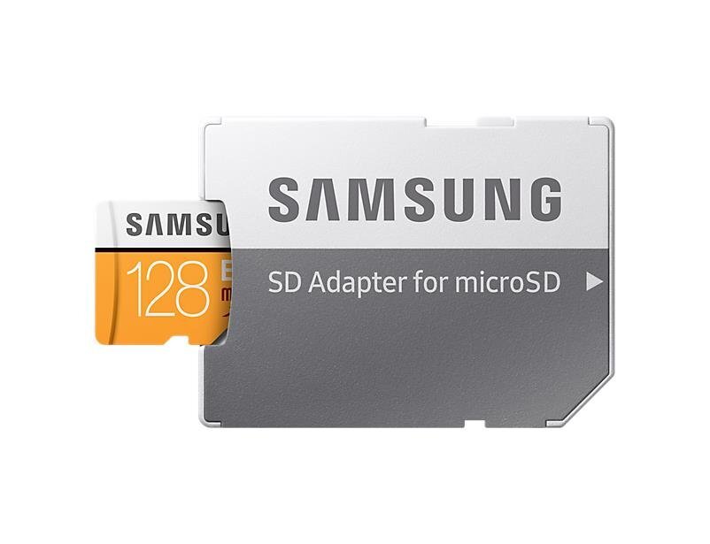 Samsung EVO microSDXC 128GB UHS-I U3 (90MB/s/100MB/s) kaina ir informacija | Atminties kortelės telefonams | pigu.lt