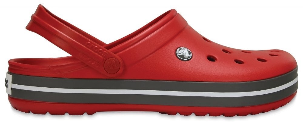 Crocs™ moteriški batai Crocband, raudoni цена и информация | Šlepetės moterims | pigu.lt