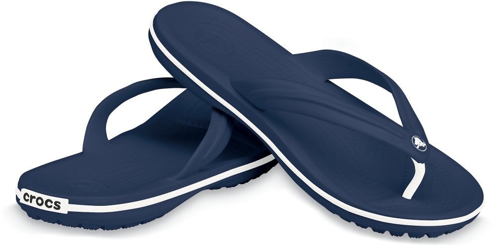 Crocs™ šlepetės CROCBAND FLIP, tamsiai mėlynos spalvos цена и информация | Šlepetės moterims | pigu.lt