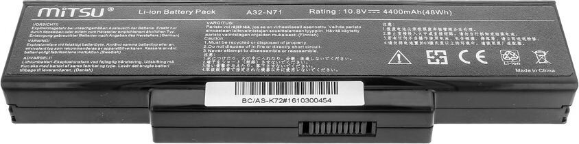 Mitsu BC/AS-K72 kaina ir informacija | Akumuliatoriai nešiojamiems kompiuteriams | pigu.lt