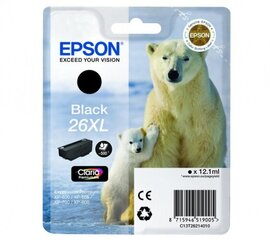 Epson T2621 (26XL) (C13T26214012), juoda kasetė rašaliniams spausdintuvams, 500 psl. kaina ir informacija | Kasetės rašaliniams spausdintuvams | pigu.lt