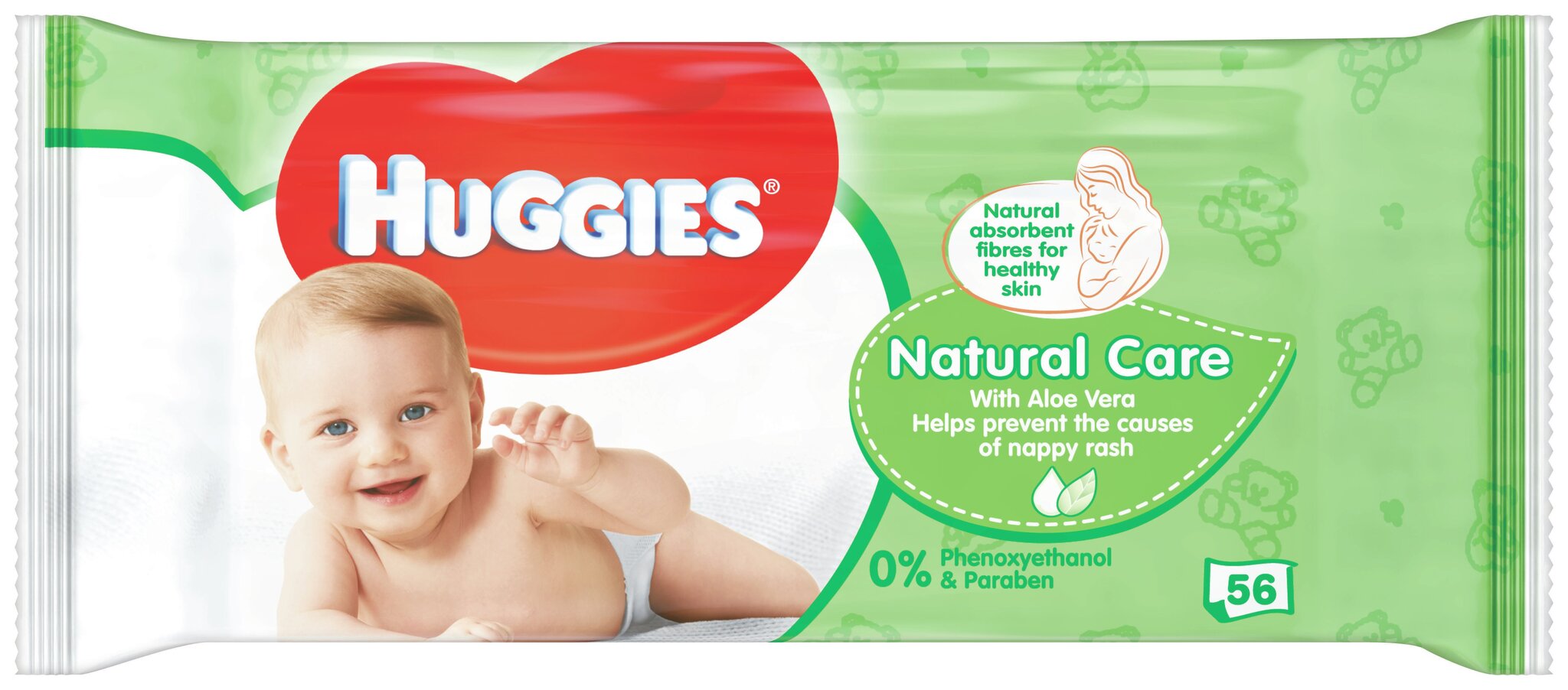 Drėgnos servetėlės HUGGIES Natural Care 168 vnt. цена и информация | Drėgnos servetėlės, paklotai | pigu.lt