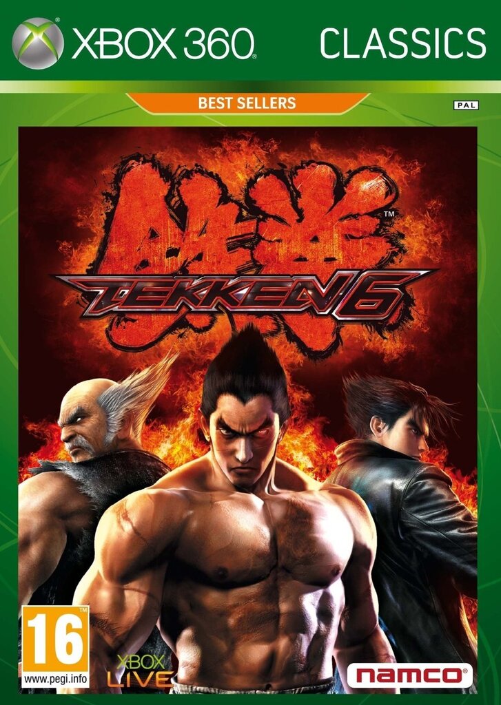 Tekken 6 Classics Hits Tier 3, XBOX 360 цена и информация | Kompiuteriniai žaidimai | pigu.lt