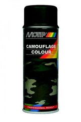 Purškiami dažai Motip Camouflage RAL 6031, 400ml kaina ir informacija | Dažai | pigu.lt