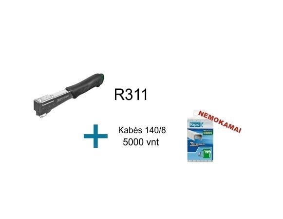 Kabių plaktukas Rapid, R311 6-12mm Nr 140 kabės kaina ir informacija | Mechaniniai įrankiai | pigu.lt