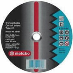 Šlifavimo diskas nerūdijančiam plienui Metabo A36O kaina ir informacija | Šlifuokliai | pigu.lt