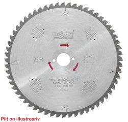 Диск пильный по дереву 160x2,2/1,4x20, z10, WZ, Power Cut. KS 55, Metabo цена и информация | Запчасти для садовой техники | pigu.lt