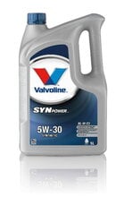 Моторное масло SYNPOWER XL-III C3 5W30 4L, Valvoline цена и информация | Моторные масла | pigu.lt