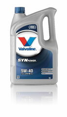 Масло моторное Valvoline SYNPOWER 5W40, 5л цена и информация | Моторные масла | pigu.lt