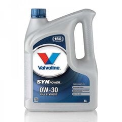 Alyva varikliui Valvoline SYNPOWER FE 0W30, 4L kaina ir informacija | Variklinės alyvos | pigu.lt