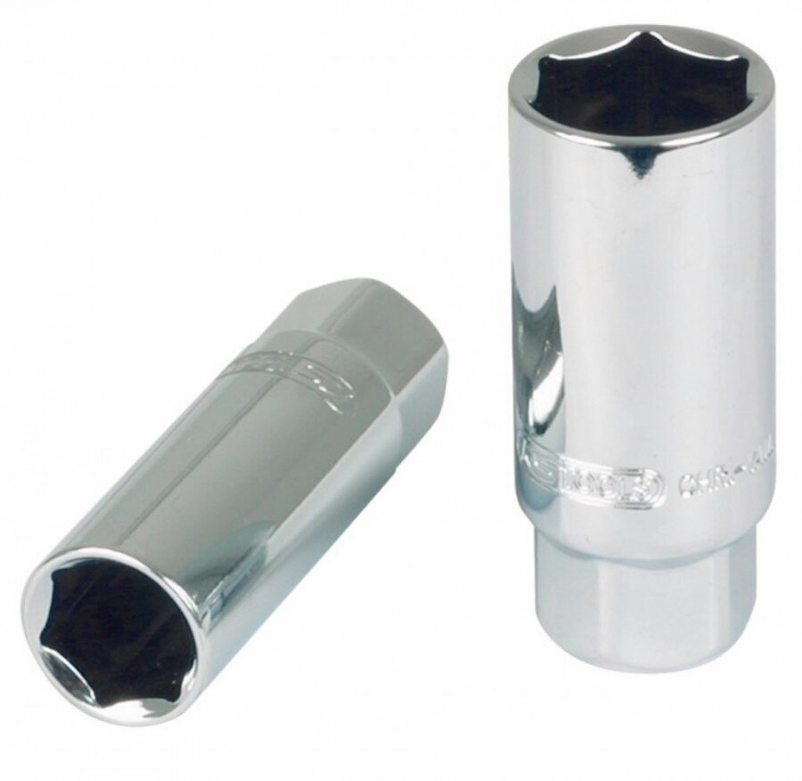 Galvutė uždegimo žvakėms 1/2; 16mm CHROME+, KS tools цена и информация | Mechaniniai įrankiai | pigu.lt