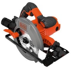 Ручная дисковая пила Black&Decker CS1550 66 мм 1500Вт цена и информация | Пилы, циркулярные станки | pigu.lt