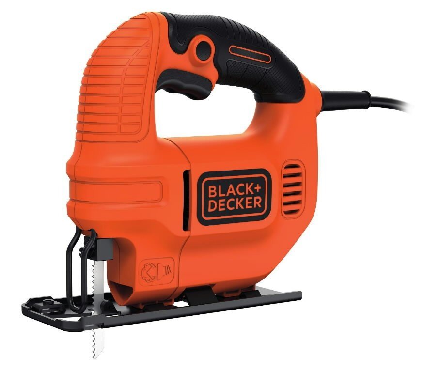 Siaurapjūklis Black&Decker KS501EK 65 mm 400W kaina ir informacija | Pjūklai, pjovimo staklės | pigu.lt