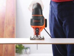 Электролобзик Black&Decker KS801SEK 80 мм 550 Вт цена и информация | Пилы, циркулярные станки | pigu.lt