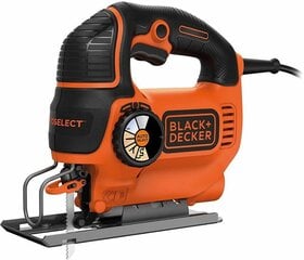 Siaurapjūklis Black&Decker KS801SEK 80 mm 550 W kaina ir informacija | Pjūklai, pjovimo staklės | pigu.lt