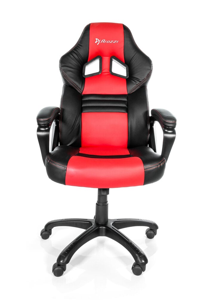 Žaidimų kėdė Arozzi Monza, raudona/juoda kaina ir informacija | Biuro kėdės | pigu.lt