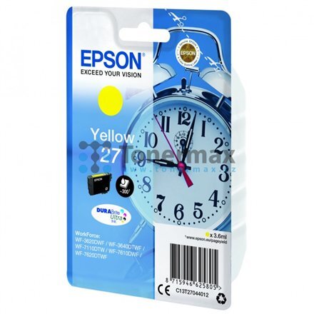 EPSON 27 kaina ir informacija | Kasetės rašaliniams spausdintuvams | pigu.lt