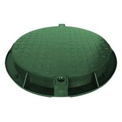 Зеленая пластмассовая крышка для люка 780PE-G цена и информация | Канализационные люки | pigu.lt