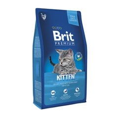 Корм с курятиной для котят Brit Premium By Nature 300 г цена и информация | Brit Premium Товары для животных | pigu.lt