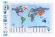 Nutrinamas kelionių žemėlapis Discovery Map World Flags цена и информация | Žemėlapiai | pigu.lt
