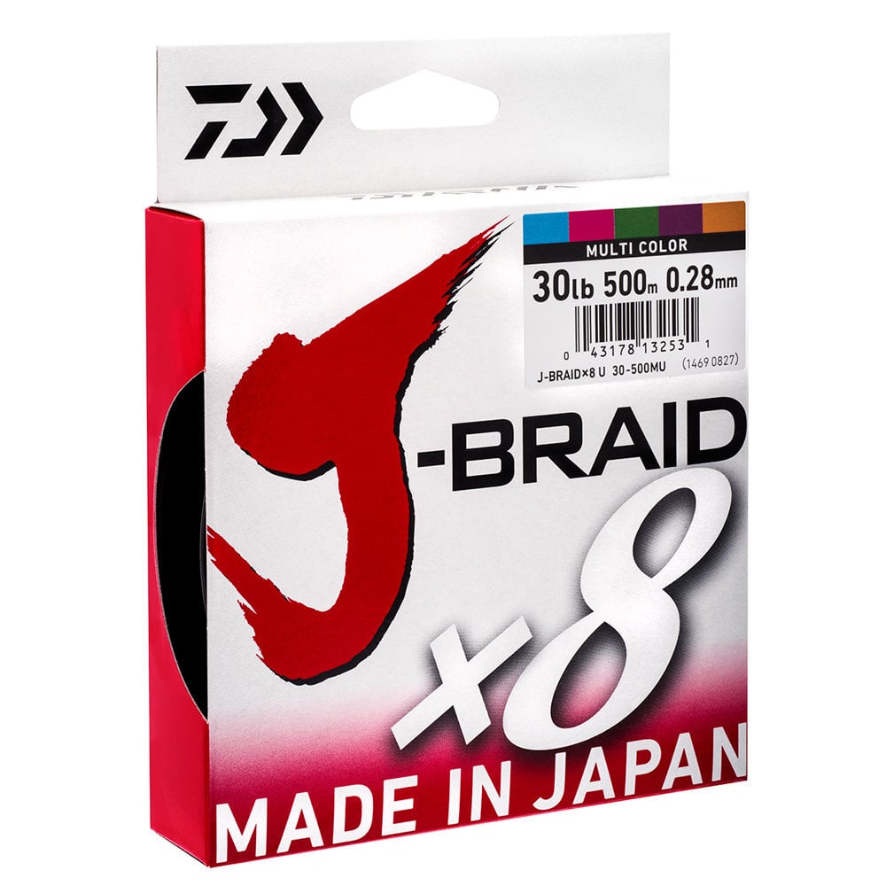 Daiwa леска J-Braid x8 Multi Color PE цена