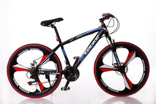 Vyriškas kalnų dviratis Louke 1, 26", juodas kaina ir informacija | Dviračiai | pigu.lt